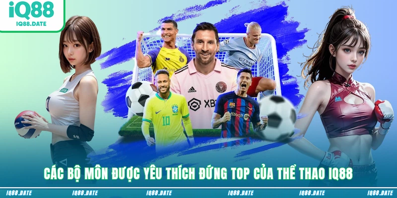 Các bộ môn được yêu thích đứng top của Thể thao IQ88